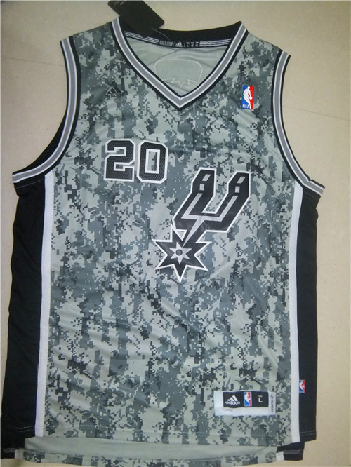 2013 New Season  NBA San Antonio Spurs 20 ginobili New Revolution 30 Swingman Camo Realtree Jersey