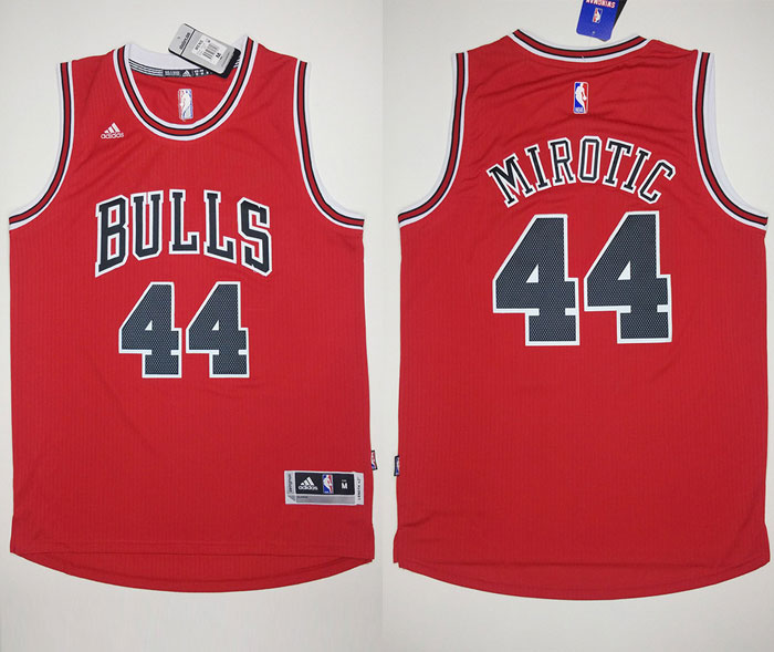 2014   2015  NBA Chicago Bulls 44 Nikola Mirotic Jersey New Revolution 30 Swingman Road Red Jersey