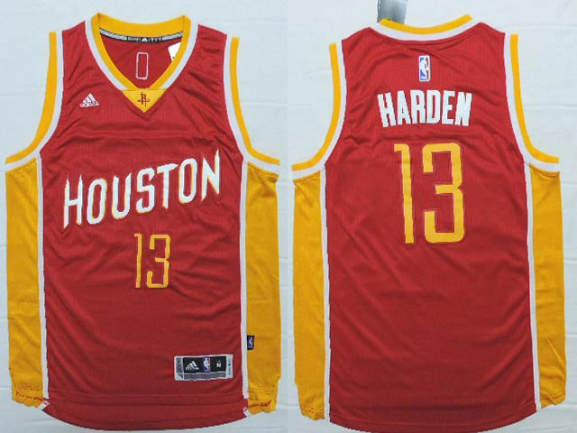 2014   2015  NBA Houston Rockets 13 James Harden New Revolution 30 Swingman Road Red Jersey