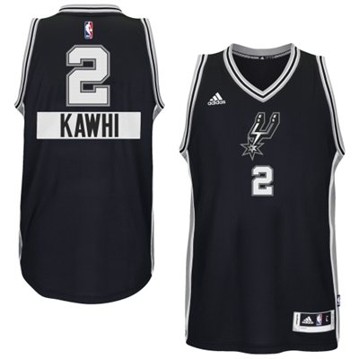 2014 15 Christmas Day San Antonio Spurs 2 Kawhi Leonard  Black Swingman Road Jersey