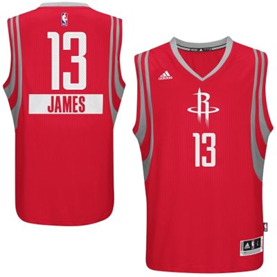 2014 15 Christmas Day jersey Houston Rockets 13 James Harden  Red Swingman Road Jersey