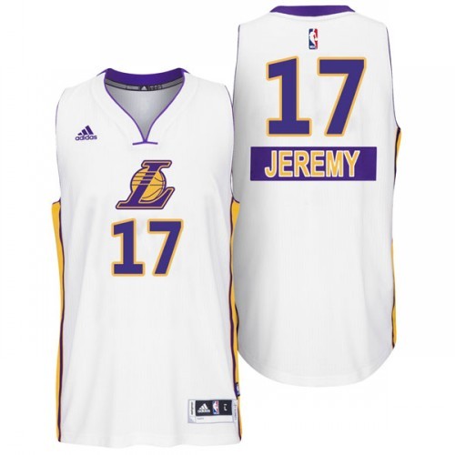 2014 15 Christmas Day jersey Los Angeles Lakers 17 Jeremy Lin  White Swingman Alternate Jersey