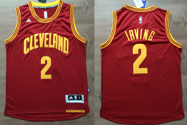 2014 2015  NBA Cleveland Cavaliers 2 Kyrie Irving New Revolution 30 Swingman Red Jersey