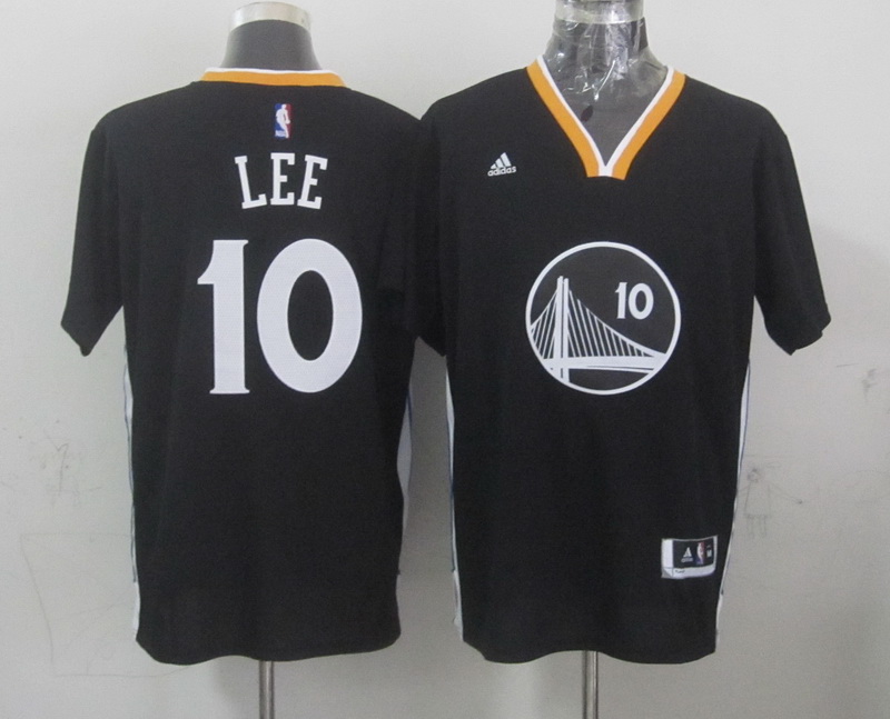 2014 2015  NBA Golden State Warriors 10 David Lee New Revolution 30 Swingman Black Jerseys