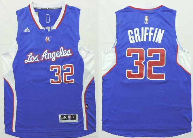 2014 2015  NBA Los Angeles Clippers 32 Blake Griffin New Revolution 30 Swingman Blue Jersey