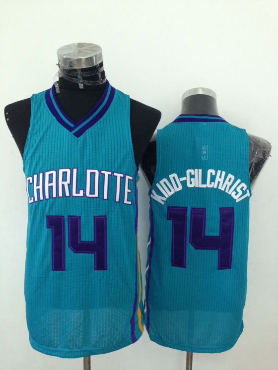 2014 NBA Charlotte Hornets 14 KIDD GILCHRIST Authentic Blue Jersey