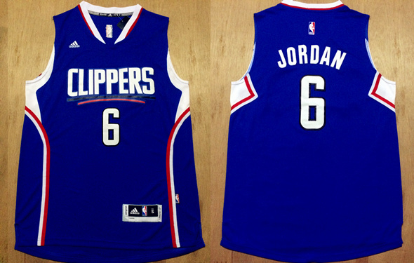 2015   2016  NBA Los Angeles Clippers 6 DeAndre Jordan New Revolution 30 Swingman Blue Jersey