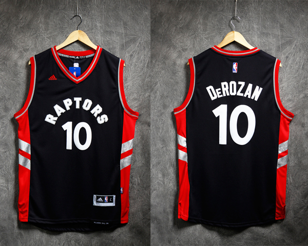 2015   2016  NBA Toronto Raptors 10 DeMar DeRozan New Revolution 30 Swingman Black Jersey