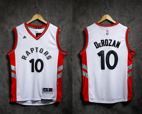 2015   2016  NBA Toronto Raptors 10 DeMar DeRozan New Revolution 30 Swingman White Jersey