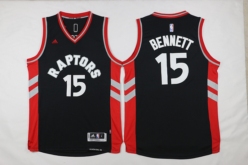2015   2016  NBA Toronto Raptors 15 Anthony Bennett New Revolution 30 Swingman Black Jersey