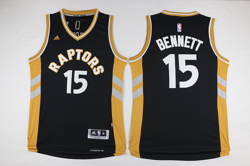 2015   2016  NBA Toronto Raptors 15 Anthony Bennett New Revolution 30 Swingman Black Jerseys