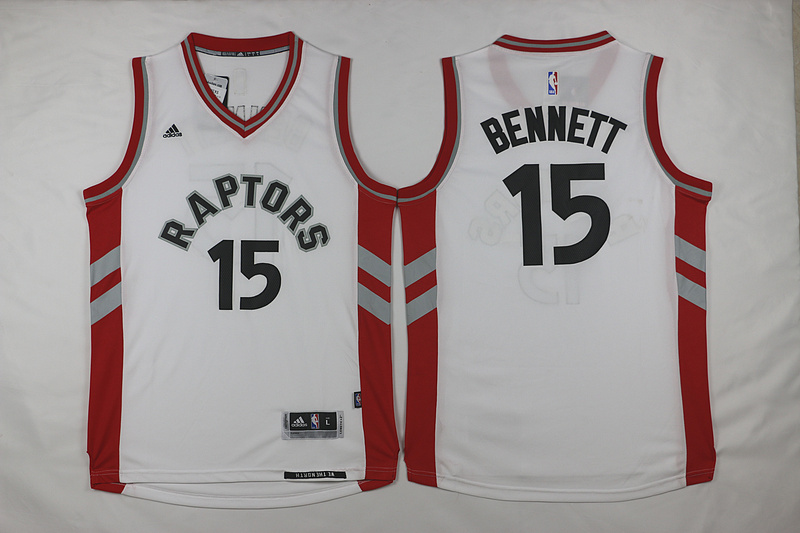 2015   2016  NBA Toronto Raptors 15 Anthony Bennett New Revolution 30 Swingman Home White Jersey
