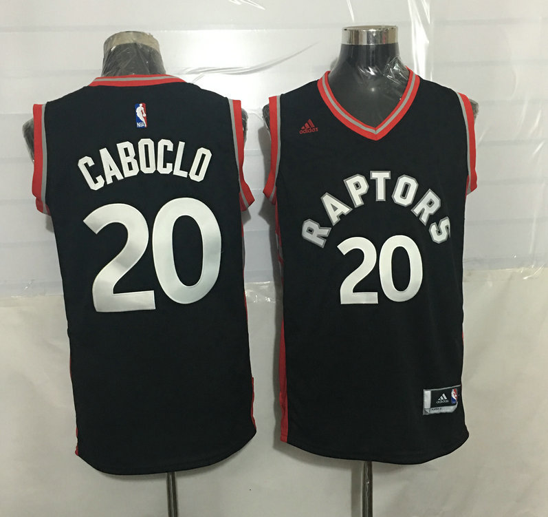 2015   2016  NBA Toronto Raptors 20 Bruno Caboclo New Revolution 30 Swingman Black Jersey