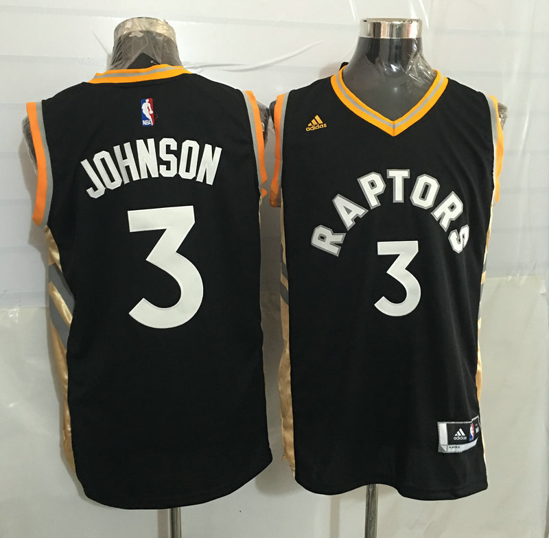 2015   2016  NBA Toronto Raptors 3 James Johnson New Revolution 30 Swingman Gold Jersey