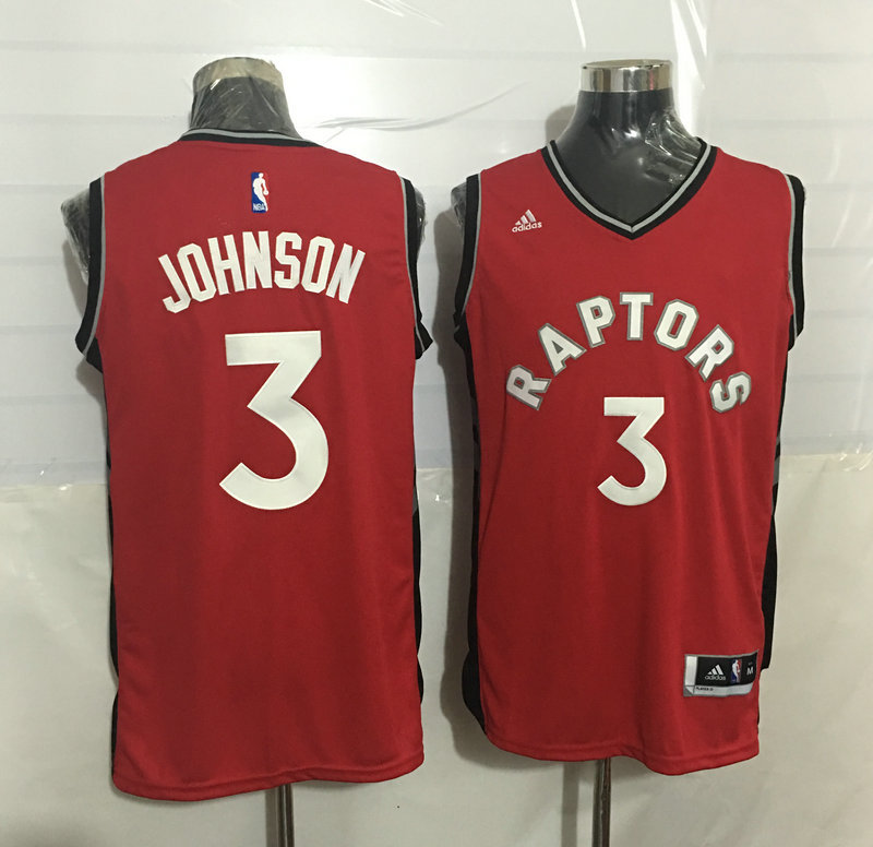 2015   2016  NBA Toronto Raptors 3 James Johnson New Revolution 30 Swingman Red Jersey