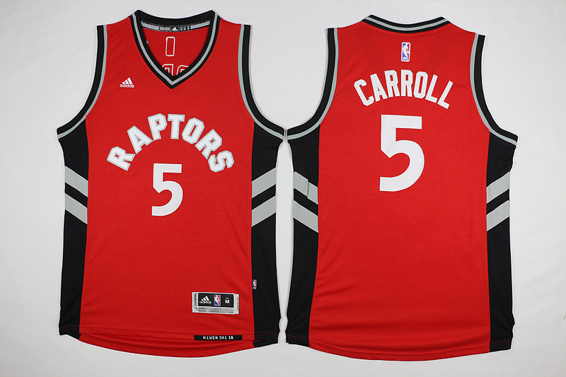 2015   2016  NBA Toronto Raptors 5 DeMarre Carroll New Revolution 30 Swingman Red Jersey