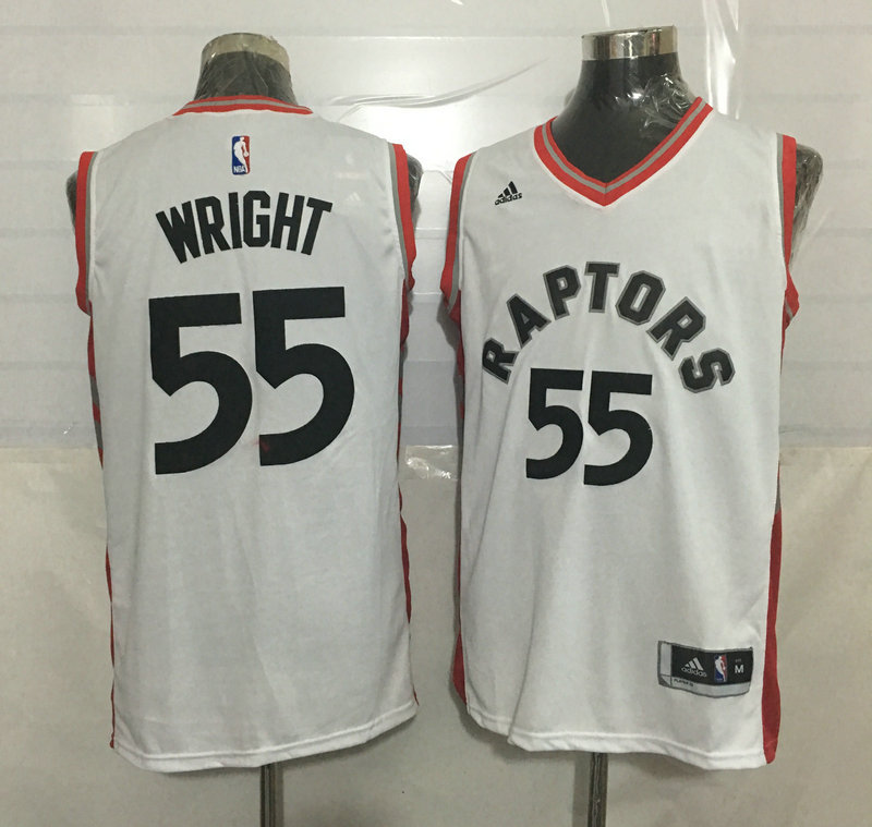 2015   2016  NBA Toronto Raptors 55 Delon Wright New Revolution 30 Swingman White Jersey