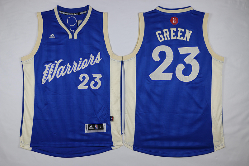 2015   2016 NBA Christmas Day jersey Golden State Warriors 23 Draymond Green Swingman Blue Jersey