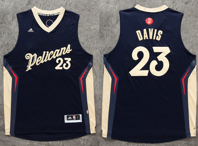 2015   2016 NBA Christmas Day jersey Houston Rockets 23 Anthony Davis New Revolution 30 Swingman Red Jersey