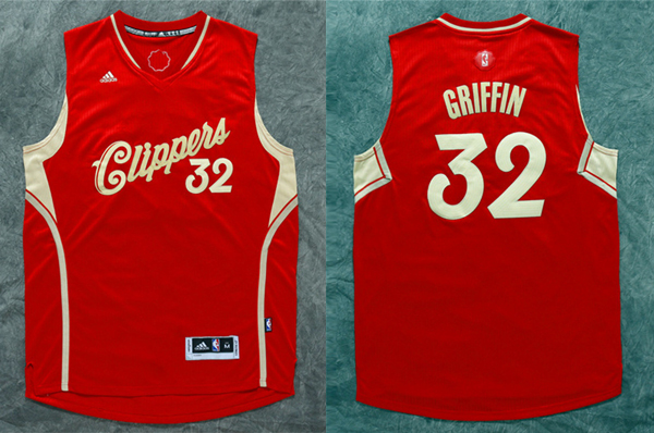 2015   2016 NBA Christmas Day jersey Los Angeles Clippers 32 Blake Griffin New Revolution 30 Swingman Red Jersey