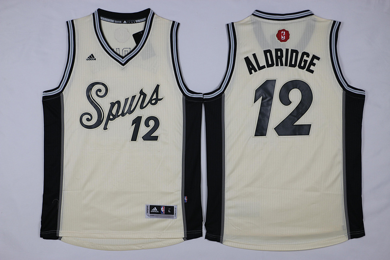 2015   2016 NBA Christmas Day jersey San Antonio Spurs 12 Lamarcus Aldridge New Revolution 30 Swingman Red Jersey