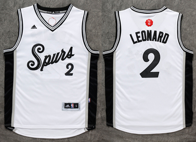 2015   2016 NBA Christmas Day jersey San Antonio Spurs 2 Kawhi Leonard New Revolution 30 Swingman Red Jersey