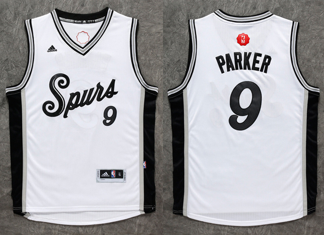 2015   2016 NBA Christmas Day jersey San Antonio Spurs 9 Tony Parker New Revolution 30 Swingman Red Jersey