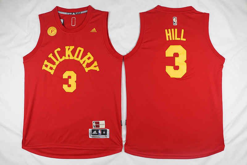 2015 2016  NBA Indiana Pacers 3 George Hill New Revolution 30 Swingman Red Jersey