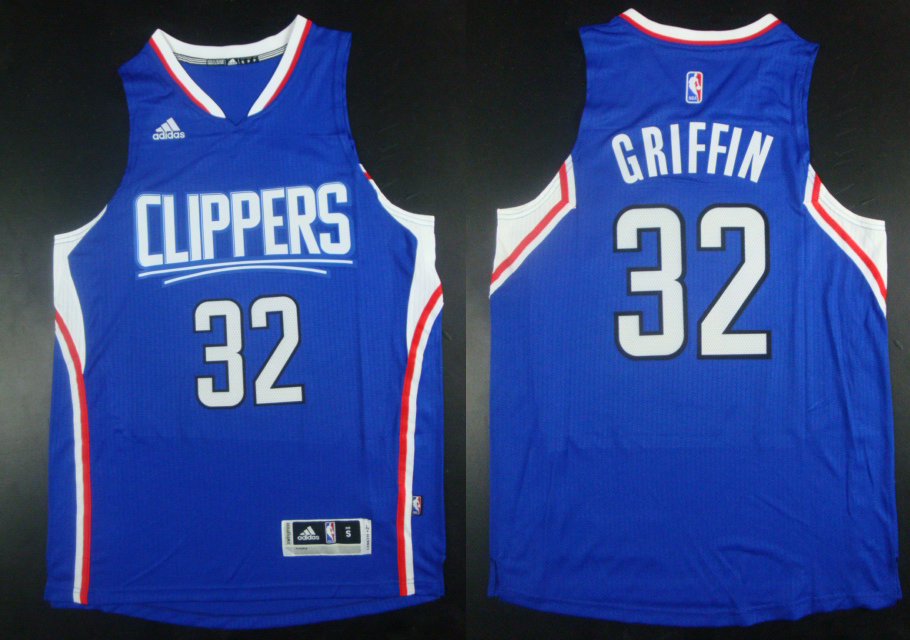 2015 2016  NBA Los Angeles Clippers 32 Blake Griffin New Revolution 30 Swingman Blue Jersey