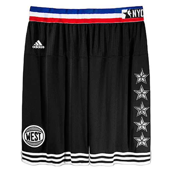 2015 NBA NYC All Star Western Conference Black Shorts