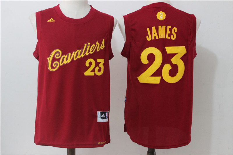 2016 NBA Christmas Day jersey Cleveland Cavaliers 23 Lebron James New Revolution 30 Swingman Red Jersey