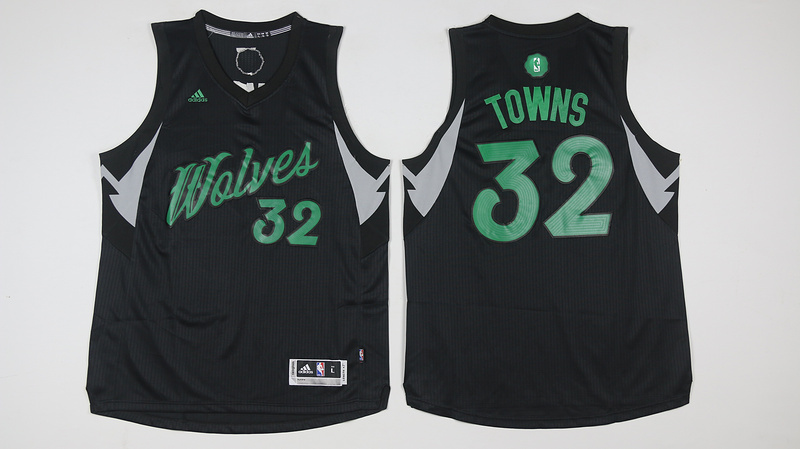 2016 NBA Christmas Day jersey Minnesota Timberwolves 32 Karl Anthony Towns New Revolution 30 Swingman Red Jersey