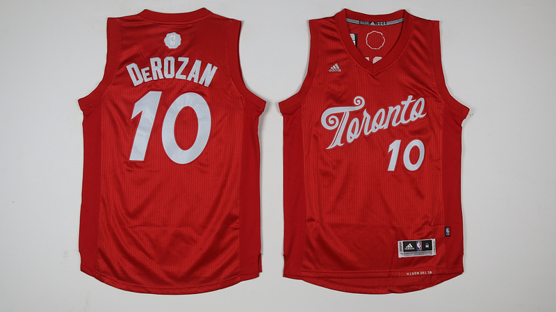 2016 NBA Christmas Day jersey Toronto Raptors 10 DeMar DeRozan New Revolution 30 Swingman Red Jersey