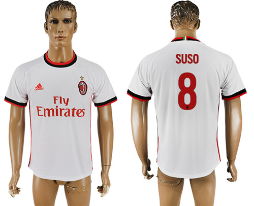 2017 18 AC Milan 8 SUSO Away Thailand Soccer Jersey