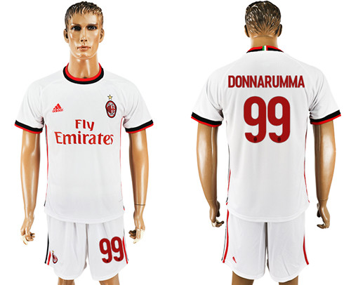 2017 18 AC Milan 99 DONNARUMMA Away Soccer Jersey