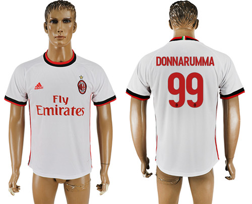 2017 18 AC Milan 99 DONNARUMMA Away Thailand Soccer Jersey