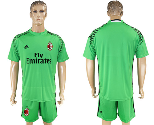 2017 18 AC Milan Green Goalkeeper Soccer Jersey