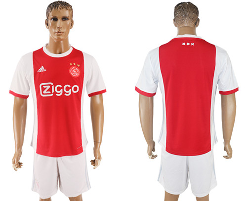 2017 18 AFC Ajax Home Soccer Jersey