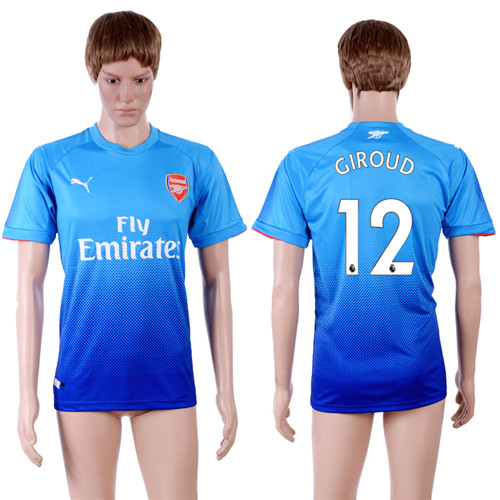 2017 18 Arsenal 12 GIROUD Away Thailand Soccer Jersey