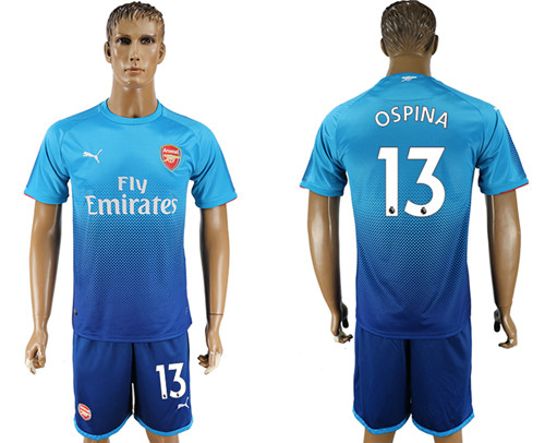 2017 18 Arsenal 13 OSPINA Away Soccer Jersey