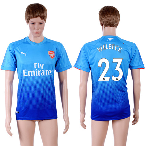 2017 18 Arsenal 23 WELBECK Away Thailand Soccer Jersey