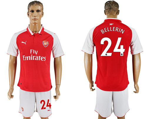 2017 18 Arsenal 24 BELLERIN Home Soccer Jersey