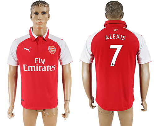 2017 18 Arsenal 7 ALEXIS Home Thailand Soccer Jersey