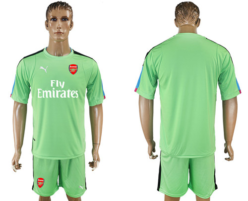 2017 18 Arsenal Green Goalkeeper Soccer Jersey