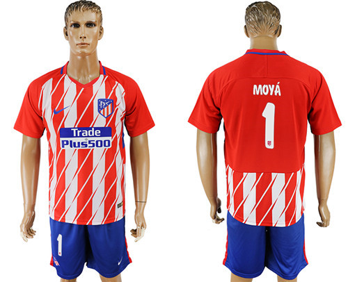 2017 18 Atletico Madrid 1 MOYA Home Soccer Jersey