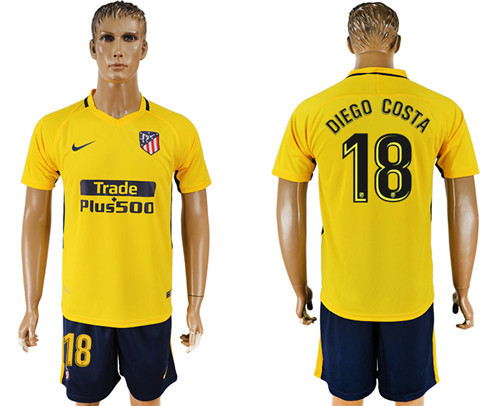 2017 18 Atletico Madrid Away Soccer Jersey