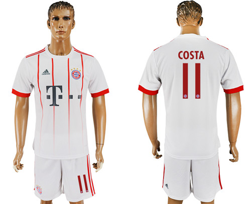 2017 18 Bayern Munich 11 COSTA UEFA Champions League Away Soccer Jersey