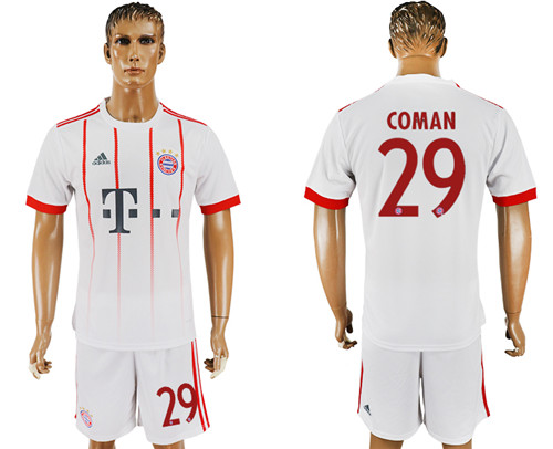 2017 18 Bayern Munich 29 COMAN UEFA Champions League Away Soccer Jersey