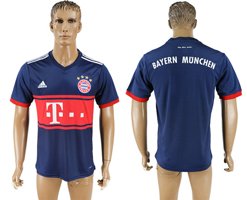 2017 18 Bayern Munich Away Thailand Soccer Jersey