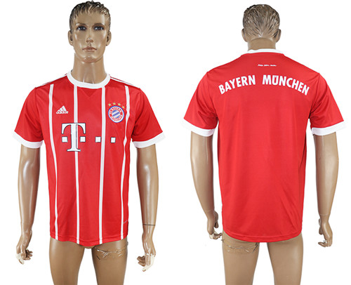 2017 18 Bayern Munich Home Thailand Soccer Jersey